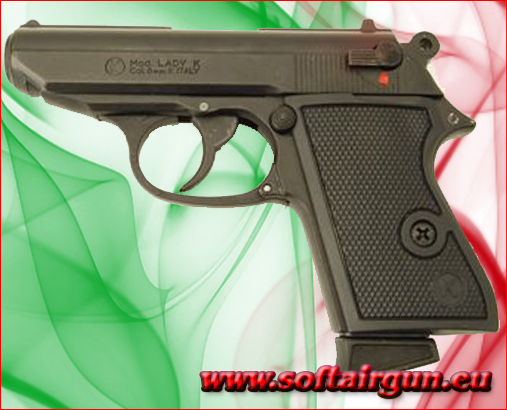 Walther PPK PISTOLA A SALVE MODELLO LADY K CAL 8 MM BRUNITA